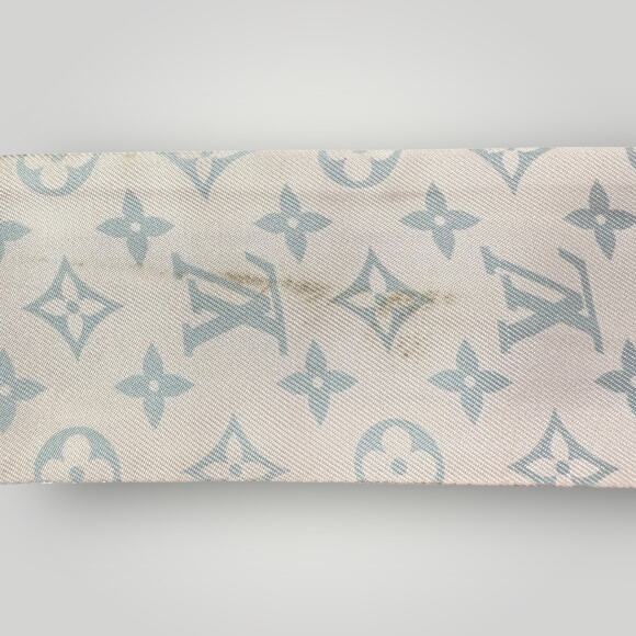 LOUIS VUITTON Silk Monogram Rising Confidential BB Bandeau Black Rose - Picture 6 of 8